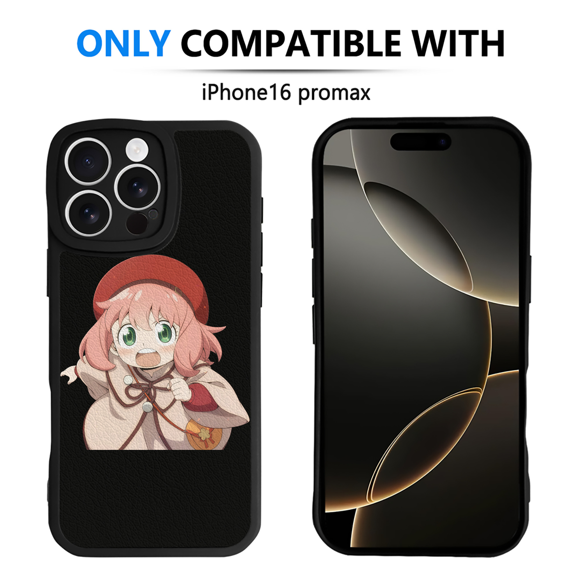 （画像用） SPY×FAMILY间谍家家酒 【iPhone 16シリーズ対応】シリコンスマホケース（レザー調） 材質：シリコン